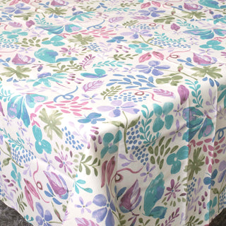 Toalha de Mesa Sarja Ref. Flores