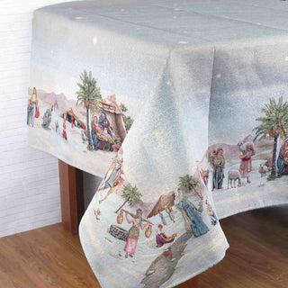 Toalha de Mesa de Natal Ref. Presépio