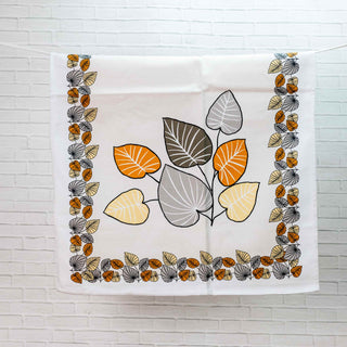 Pano de Cozinha Sarja Ref. F-FOLHAS