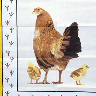 Pano de Cozinha Sarja Ref. Galinha