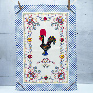 Pano de Cozinha Sarja Ref. Galo