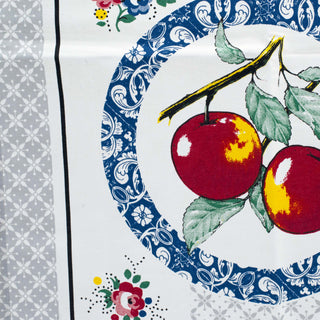 Pano de Cozinha Sarja Ref. Maçãs