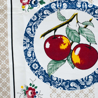 Pano de Cozinha Sarja Ref. Maçãs