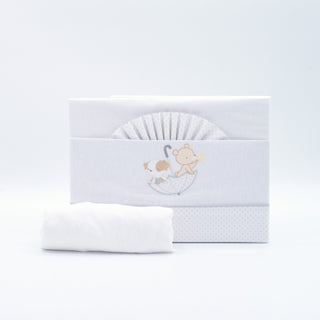 Jogo de Lençóis Flanela Bébé Ref. 1000-Umbrella