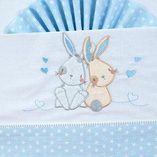 Jogo de Lençóis Bébé Ref. 300-Coelhos