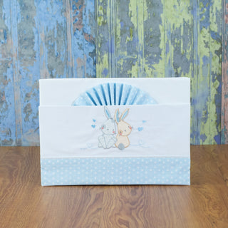 Jogo de Lençóis Bébé Ref. 300-Coelhos