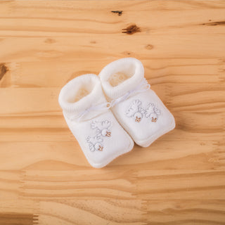 Carapins Bordados de Bebé Ref. Passarinhos