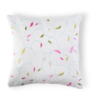 Almofada Decorativa Bordada Ref. Leaf