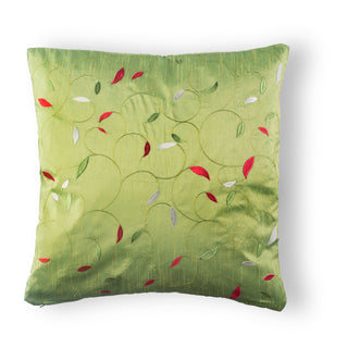 Almofada Decorativa Bordada Ref. Leaf