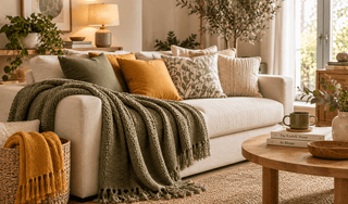 Mantas para a Sala: Como Escolher e Usar para Criar um Ambiente Aconchegante