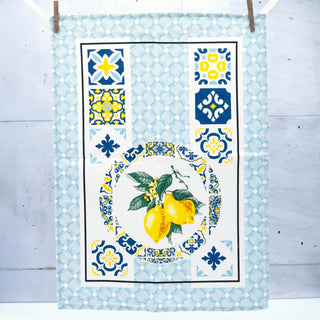 Pano de Cozinha Sarja Ref. Limões