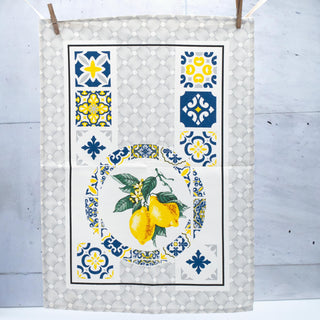Pano de Cozinha Sarja Ref. Limões