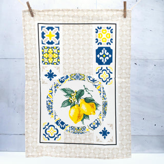 Pano de Cozinha Sarja Ref. Limões