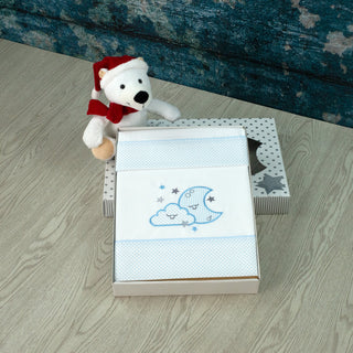 Jogo de Alcofa de Bebé Ref. 22-Nuvem